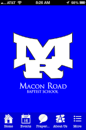 Macon Road Baptist School poster 1