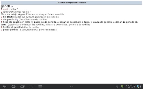 Advanced Spanish-Catalan Dict Screenshots 6