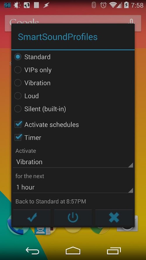 Android application Smart Sound Profiles screenshort