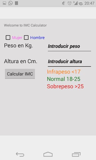 IMC Calculadora