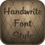 Handwrite Font Style Apk