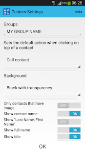 Contacts Widget - screenshot thumbnail