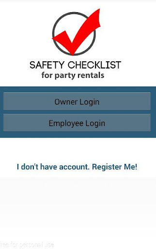 【免費生產應用App】Party Rental Safety Checklist-APP點子