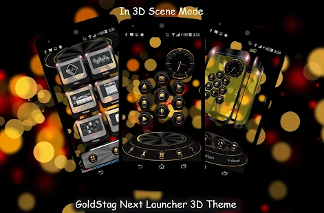 GoldStag Next Launcher Theme3D