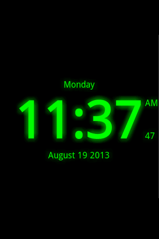 Android application Digital Clock Live Wallpaper-7 screenshort