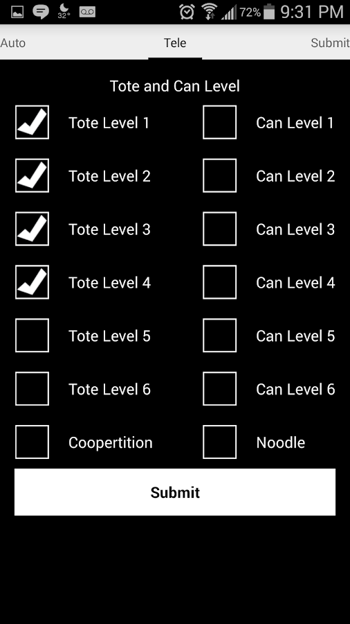    FRC Scouting Radar 2015 User- screenshot  