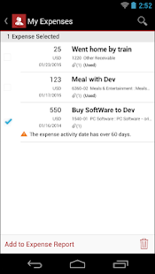 AvePoint HRIS - Expense Screenshots 2
