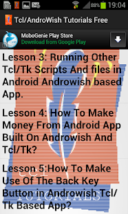 How to get Tcl/AndroWish Tutorials Free 1.0-1 mod apk for bluestacks