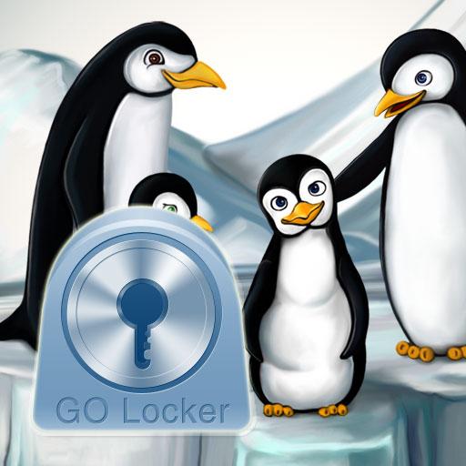 보관함 테마 펭귄 GO Locker Theme 個人化 App LOGO-APP開箱王