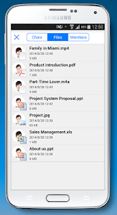 meety - messaging with files - Screenshots 1