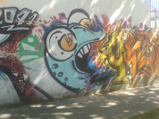 Serpiente Traga Graffiti