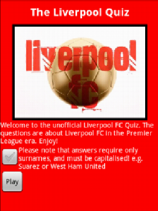 Liverpool FC Quiz