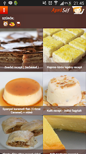 Lastest ApróSéf receptek APK