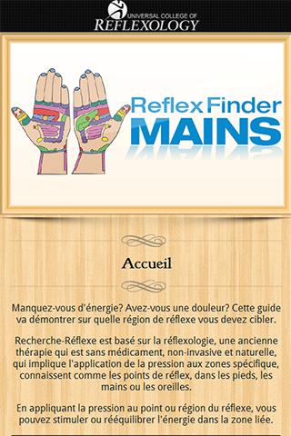 Reflex Finder : Mains