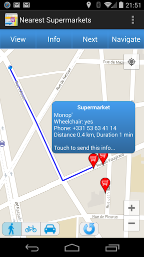 Nearest Supermarkets