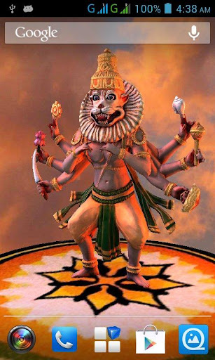 【免費個人化App】3D Narasimha Live Wallpaper-APP點子