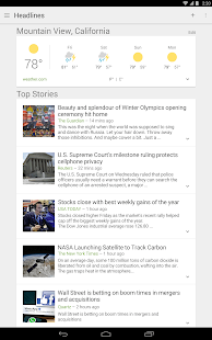 Google News & Weather - screenshot thumbnail