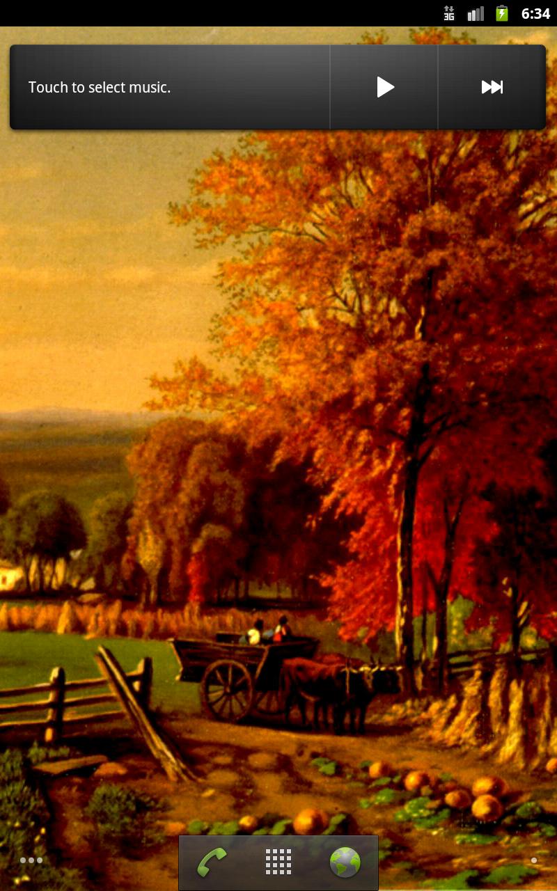 Thanksgiving Live HD Wallpaper Screen 3