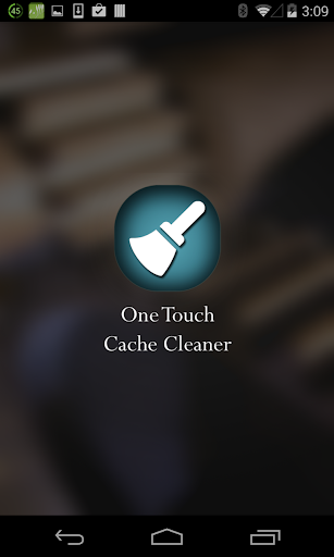 One Touch Cache Cleaner
