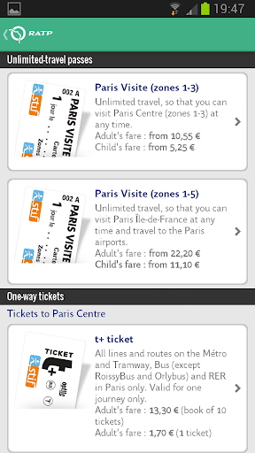 【免費交通運輸App】Visit Paris by Metro - RATP-APP點子