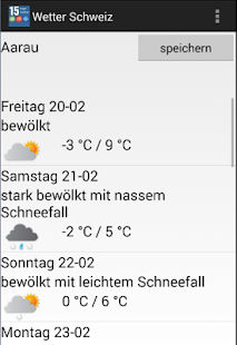 15 Tage Wetter Schweiz Screenshots 4