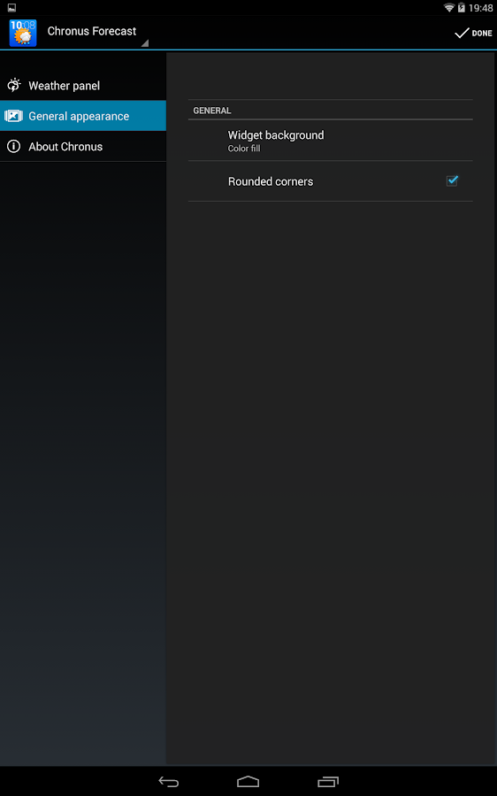 Chronus - Home & Lock Widget - screenshot