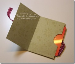 A Beautiful Life Gift Card Holder Open copy