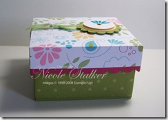 Petals & Paisley 3 x 3 Origami Box
