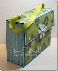 Accordian Card Organiser side