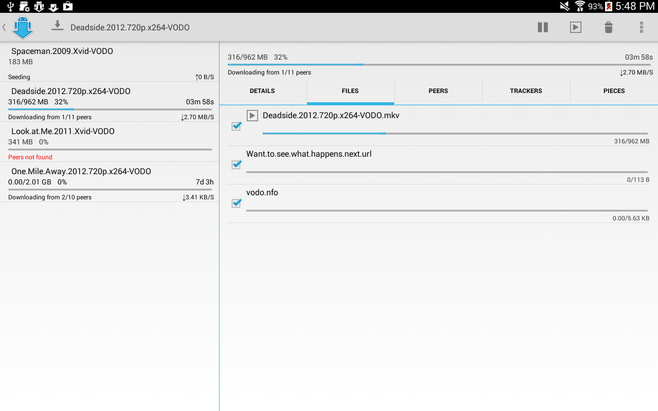aTorrent - Torrent Downloader - screenshot