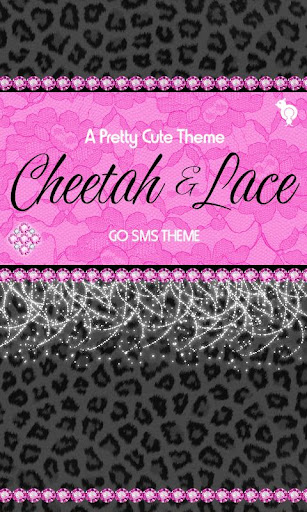 Cheetah Pink Lace Theme SMS