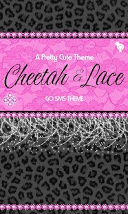 Free Download Cheetah & Pink Lace Theme SMS APK for Android