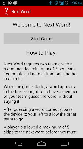 Next Word Beta