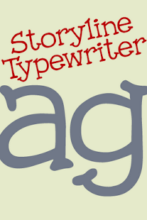 Storyline Typewriter FlipFont