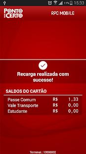 Ponto Certo Bilhete Unico - screenshot thumbnail