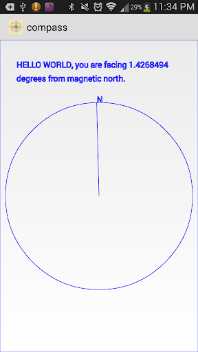 Pebble Compass