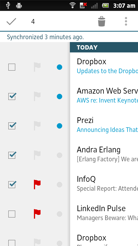   MailDroid Pro - Email App: captura de tela 