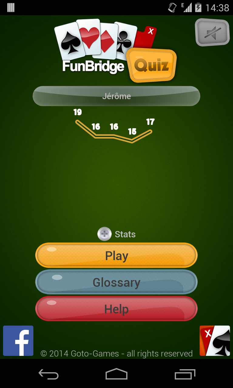 Fun Bridge Quiz Screen 1