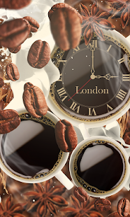 Free Coffee clock LWP PRO Parallax APK