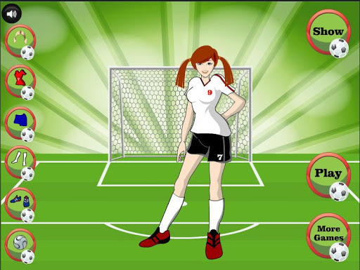 【免費休閒App】Girl Footballer Dressup-APP點子