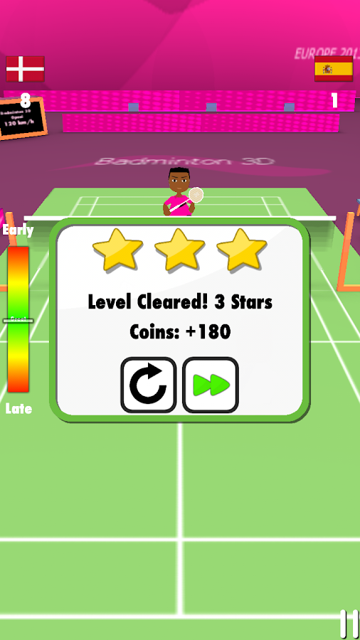 Badminton Smash 3D - screenshot