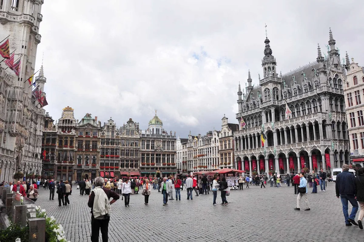 grote-brussels-belgium - Grand'place - Grote Market in Brussels, Belgium.