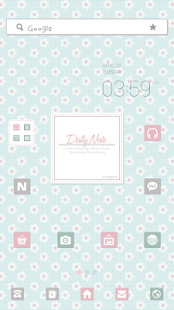 Free DailyNote dodol launcher theme APK for Android