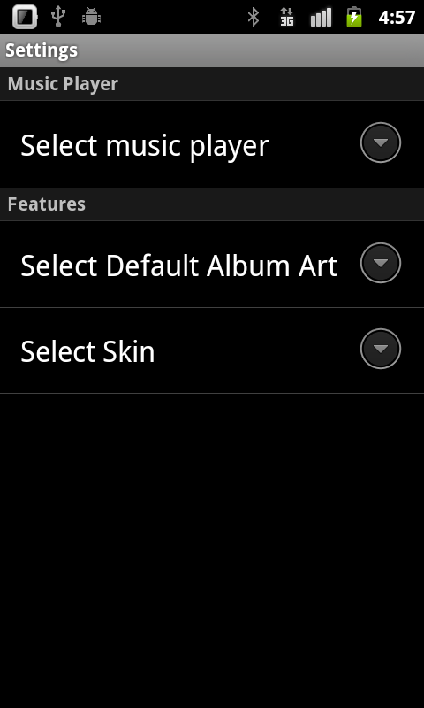 Music Player for SmartWatch 2 Screen 2