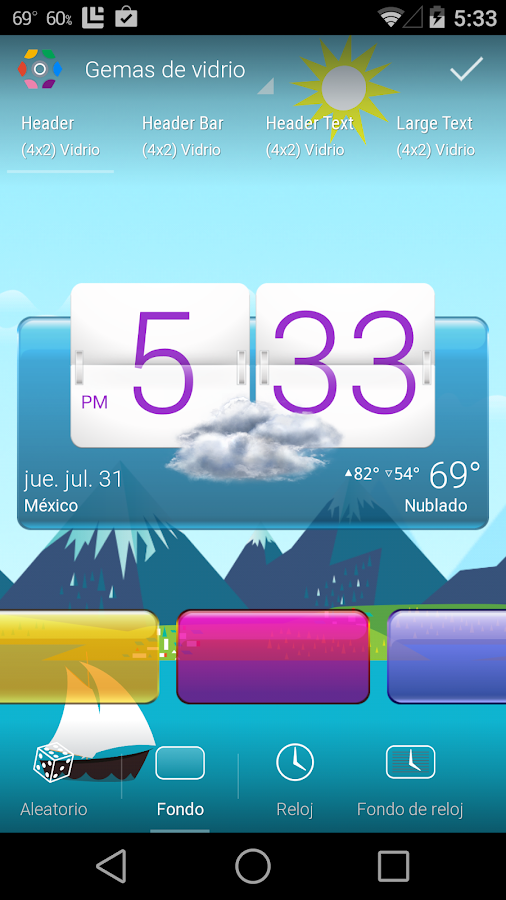 HD Widgets - screenshot