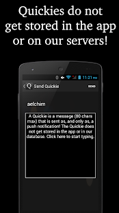 Lastest Quickie - Fleeting Messenger APK for PC