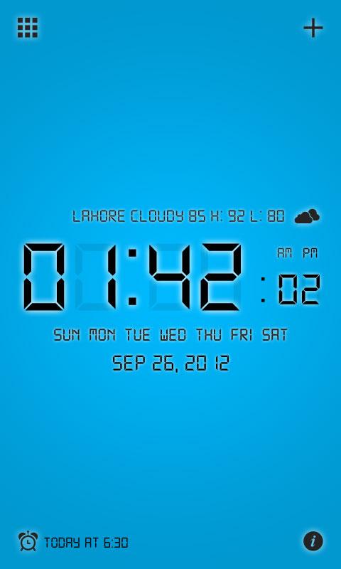 Digital Alarm Clock Pro - screenshot