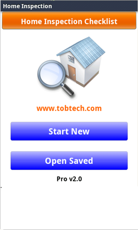 Android application Home Inspection (License Key) screenshort