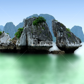 Halong Bay_ Vietnam by Hendrik Cuaca - Landscapes Mountains & Hills