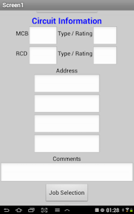 Electricians test readings Screenshots 1